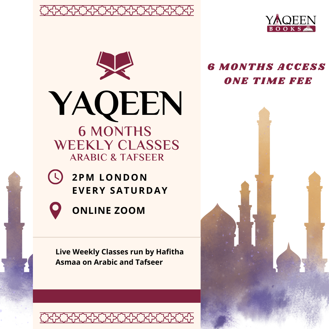 Tafseer & Arabic Weekly Online Classes 6 Month Access