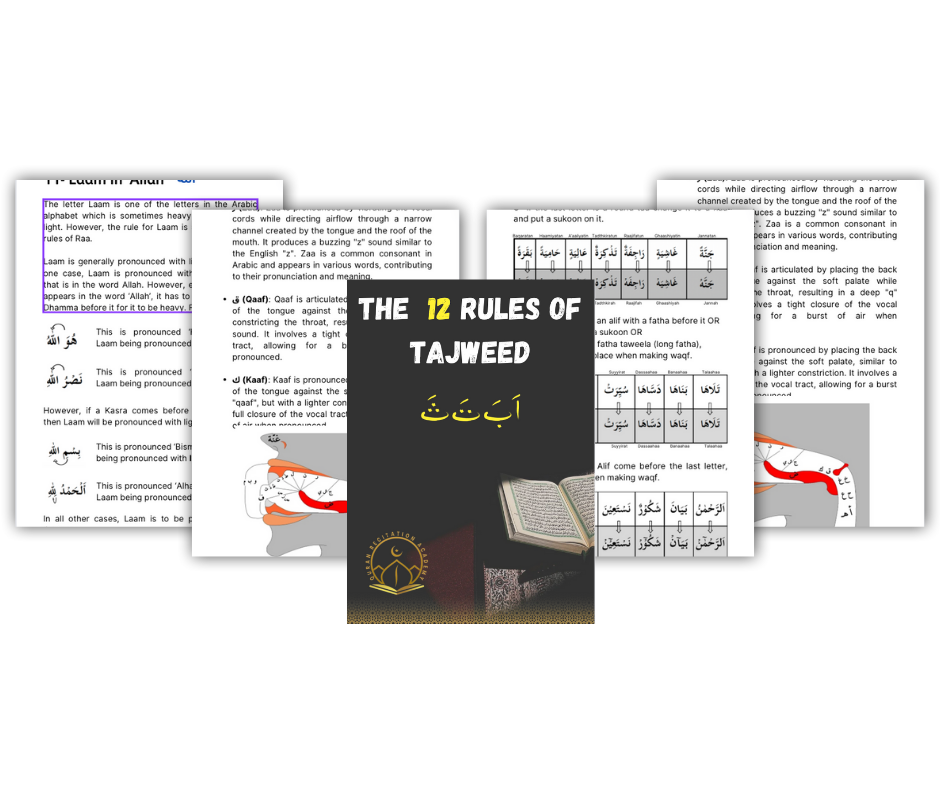 The 12 Rules of Tajweed