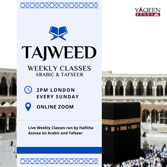 Tajweed Weekly Live Classes